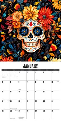 2026 Willow Creek Day of the Dead 12" x 12" Monthly Wall Calendar (55731)
