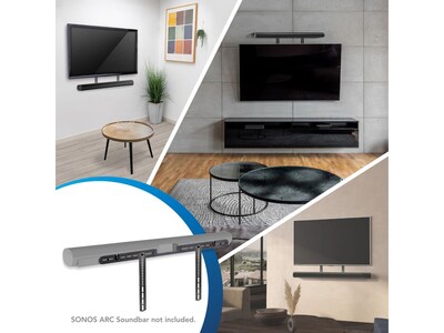 Mount-It! Sonos Arc TV Mounting Soundbar Bracket, 22 lbs. (MI-SB52)