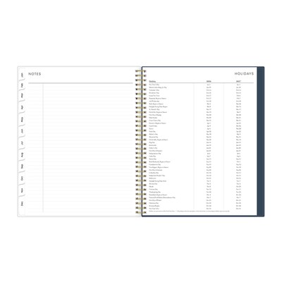 2026 Blue Sky Ashlyn 8.5" x 11" Calendar Year Weekly & Monthly Planner, Plastic Cover, Multicolored (143957-26)