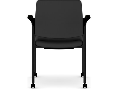 HON Ignition Fabric Multipurpose Stacking Chair, Black (HIGS6.F.H.U.CU10.T)