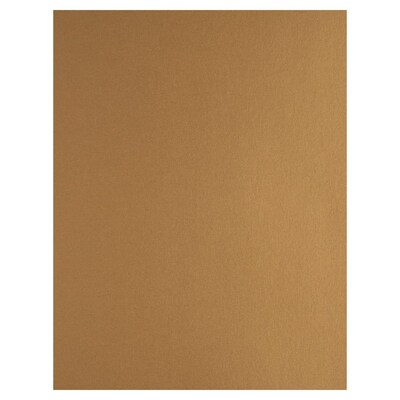 JAM Paper Foil 2-Sided 8.5" x 11" Color Multipurpose Paper, 24 lbs. Gold, 50 Sheets/Ream (1683736)
