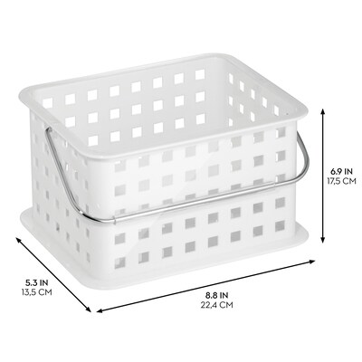 iDESIGN Plastic Basket with Handles, 3/Set (27746M3)