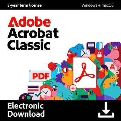 Adobe Acrobat Classic for 1 User, Windows and macOS, Download (ADO951800V562)