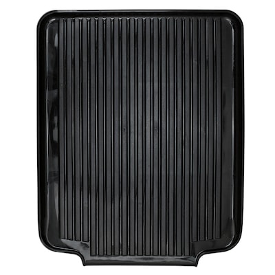 Better Houseware Jr. Plastic Dish Rack, Black (BTH01482E)