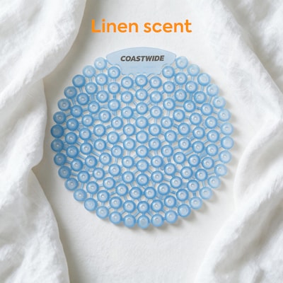 Coastwide Professional Urinal Screen, Linen Scent, 10/Box