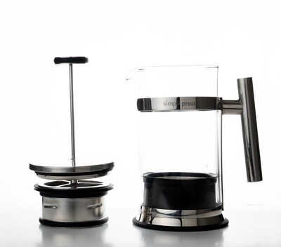 Simpli Press 34-Ounce Coffee Press, Black (SIM34OBLA)