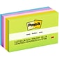 Post-it Notes, 3" x 5", Floral Fantasy Collection, 100 Sheet/Pad, 5 Pads/Pack (6555UC)