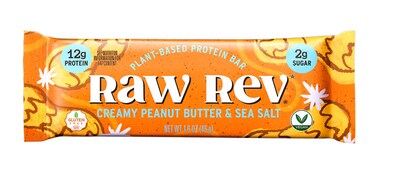 Raw Rev Gluten Free Creamy Penut Butter & Sea Salt Protein Bar, 1.6 oz., 12 Bars/Box (RR-S-PBSS-1)