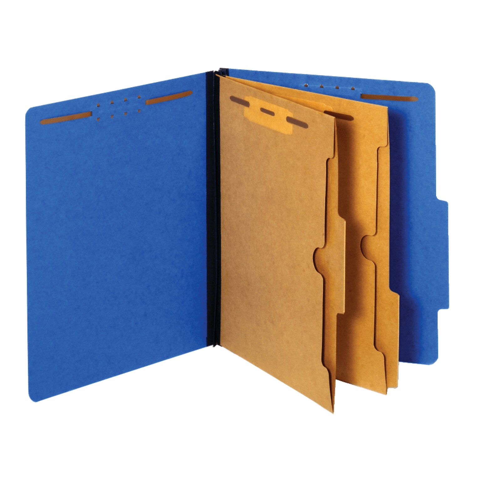 Pendaflex Classification Folder, 2-Dividers, 2 1/2 Expansion, Legal Size, Dark Blue, 10/Box (29085P)