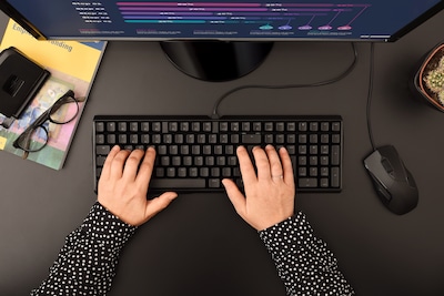 Cherry MX Board 3.0 S Wired Gaming Mechanical Keyboard, Black (G80-3874LWAUS-2)