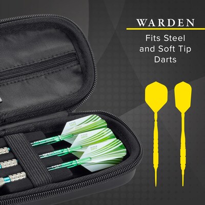 Casemaster Warden Dart Case with Black Zipper (36-0600-01)