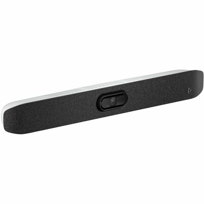 HP Poly Studio V12 4K 20MP Video Bar System, Wall Mount, White (B95SPAA#ABA)