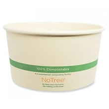 World Centric No Tree Sugarcane Bowl, 32 oz., Natural, 300/Carton (WORBONT32W)