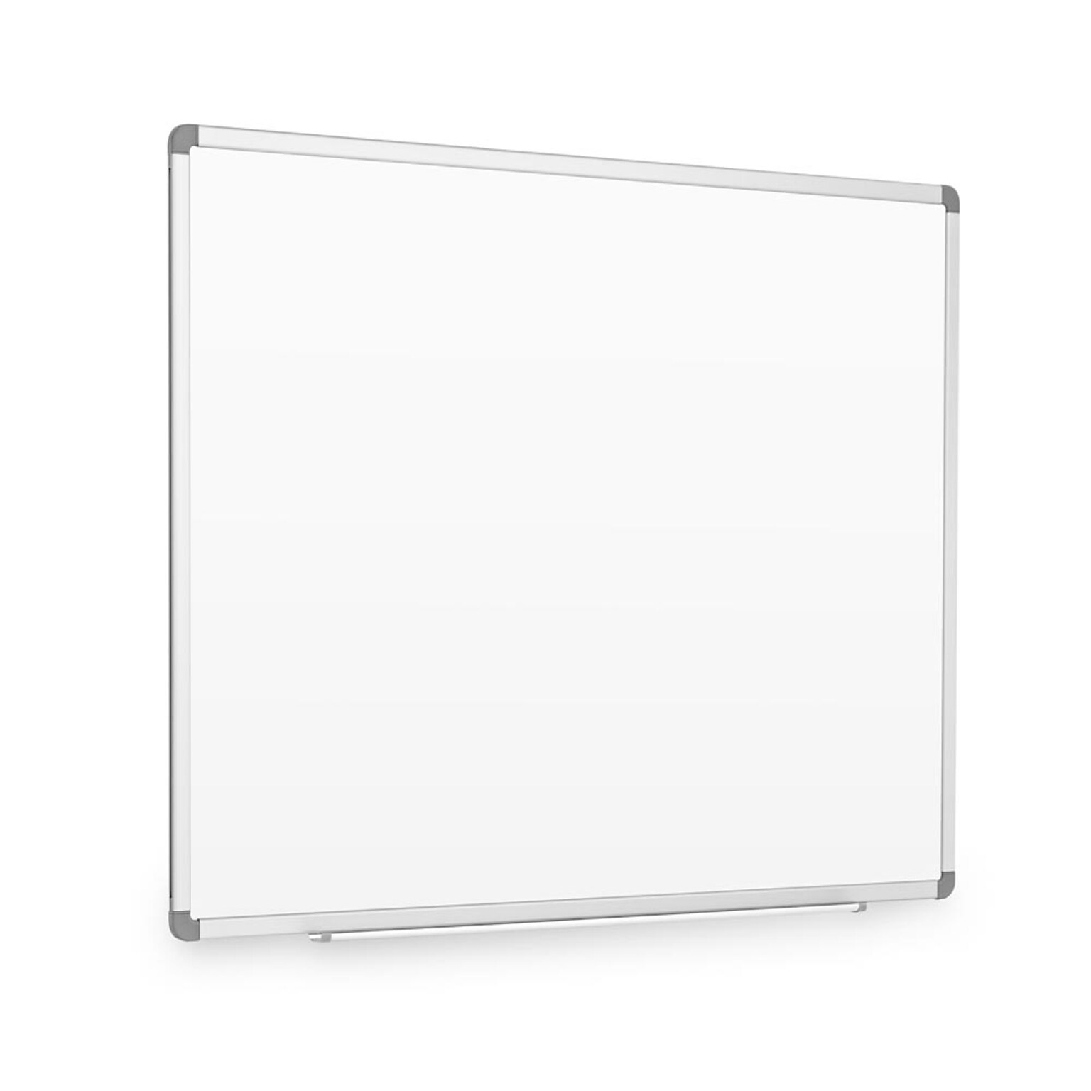 Luxor Magnetic Porcelain Dry-Erase Whiteboard, Aluminum Frame, 48W x 36H (DEWM002)