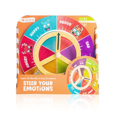 Open the Joy Steer Your Emotions Steering Toy, Multicolored (OTJEMOSTEER)