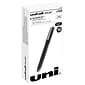 uni-ball Rollerball Pens, Micro Point, Black Ink, Dozen (60151)