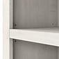 Bush Furniture Yorktown 67"H 5-Shelf Bookcase with Adjustable Shelves, Linen White Oak Laminated Wood (WC40466-03)