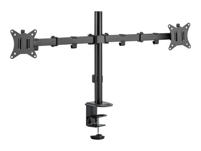 V7 Adjustable Dual Mounting Kit, Up to 32 Monitor, Black  (DM1GCD)