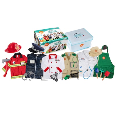 Bintiva Dress Up/Drama Play Deluxe Trunk, 31 Pieces/Set (BNVBT034)