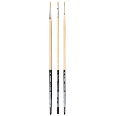 da Vinci Oil Synthetic Variety Brushes, 3/Set (EDROILOILKIT1)