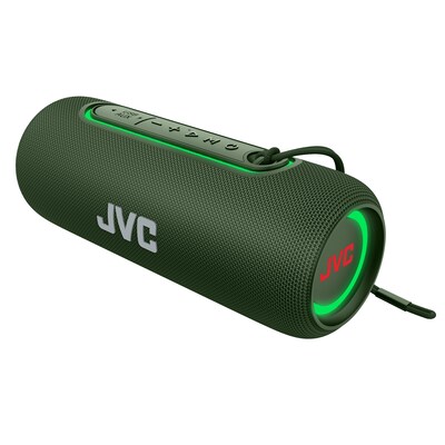 JVC True Wireless Portable Bluetooth Speaker, Water Resistant, Green (SP-PA5BT)