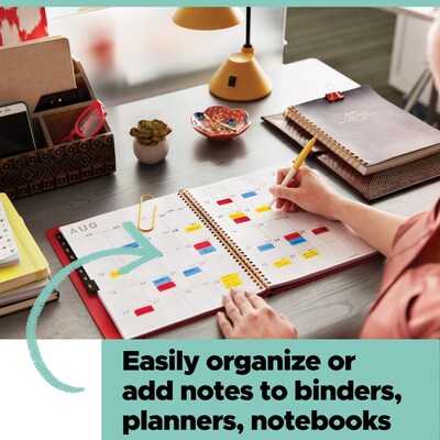 Post-it® Flags and Arrow Flags Value Pack, 1" Wide and .47" Wide, 196 Flags/Pack plus bonus Post-it® Tabs (680-BBBGA4VA)