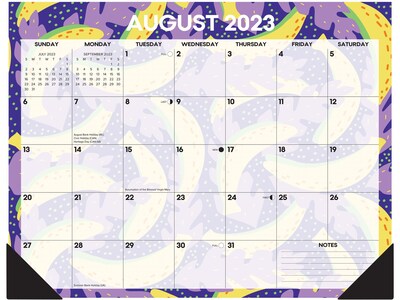 2023-2024 Willow Creek Fruit Salad 22 x 17 Academic Monthly Desk Pad Calendar (38406)