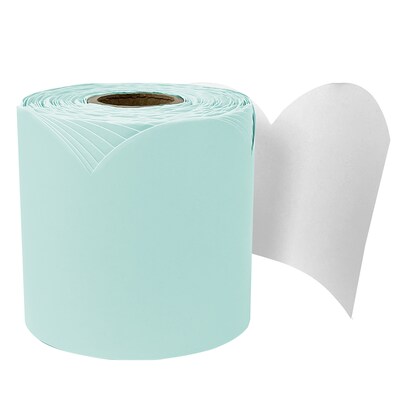 Carson Dellosa Education Rolled Scalloped Bulletin Board Border, 3 x 65, Sea Glass Green, 3/Bundle