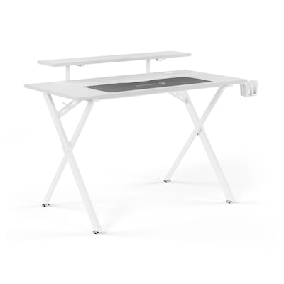 Emerge Vizon 47W Gaming Desk, White (60986)