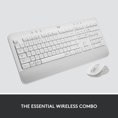 Logitech Signature MK650 Combo for Business Wireless Mouse and Keyboard, Off-White (920-011018)