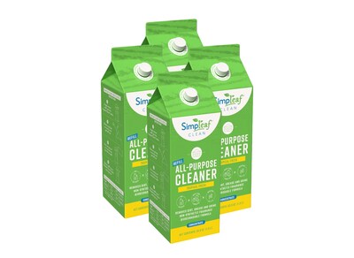 Simpleaf Clean All-Purpose Cleaner, Tropical Fresh, 24 oz., 4/Carton (S-APBL04-24-TF)