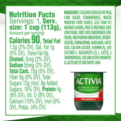 Activia Probiotic Variety Yogurt, 24/Pack (902-00477)