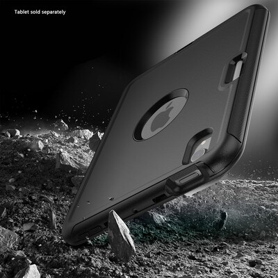 SaharaCase Raider 9.7" Heavy Duty Folio Case for iPad mini (A17 Pro) and iPad mini (6th Gen), Scorpion Black (TB00451)