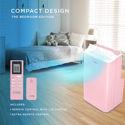 Commercial Cool 115-Volt 9,000 BTU (6,350 BTU DOE) Portable Air Conditioner with Remote, WiFi Enabled, Pink (CCP6JP)