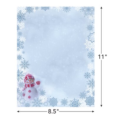 Great Papers! Stationery Letterhead Winter Holiday Magic, Multicolor, 50 sheets (2024038)