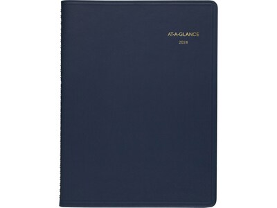 2024 AT-A-GLANCE Fashion 9 x 11 Monthly Planner, Navy (70-260-20-24)