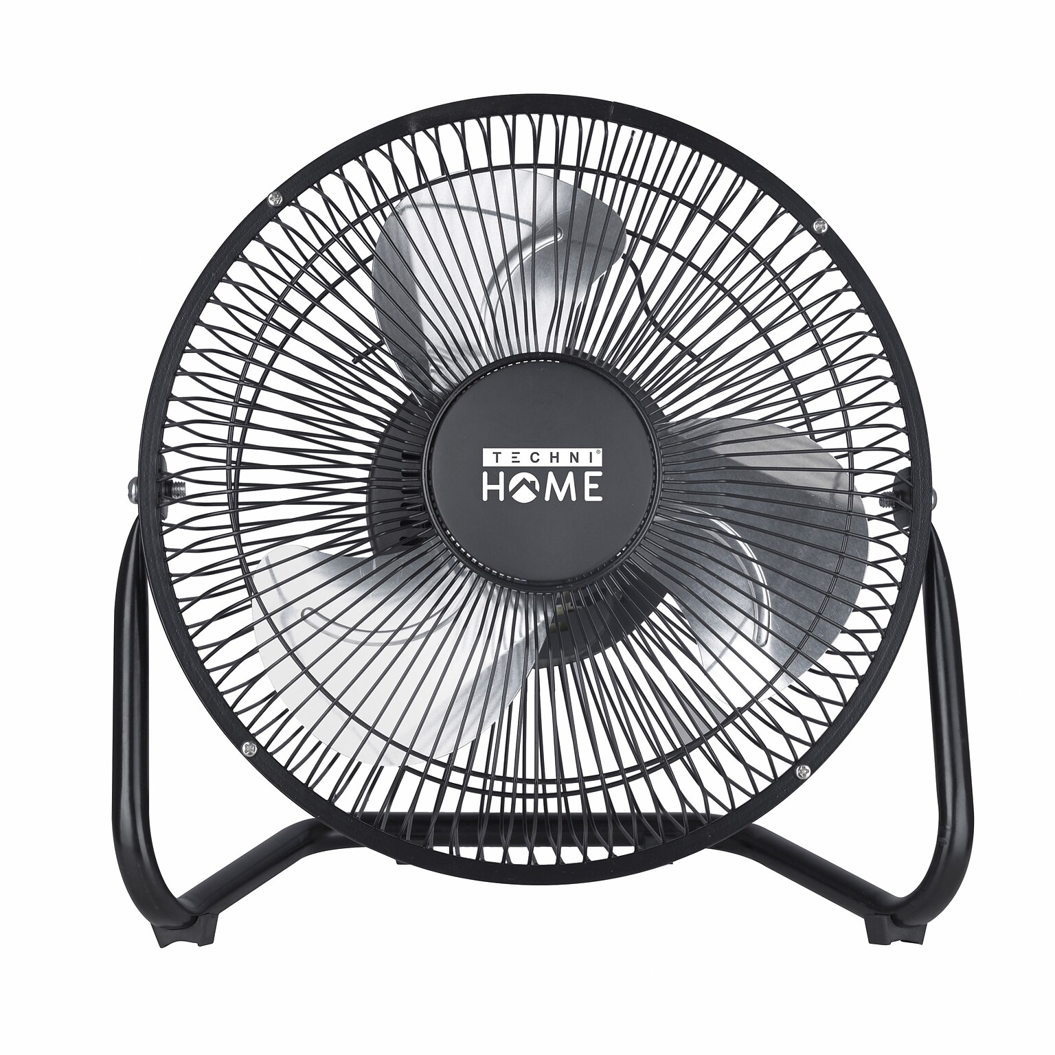 Techni Home 9” Desk Fan, 2 Speed, Black (RTA-09HV-FAN)