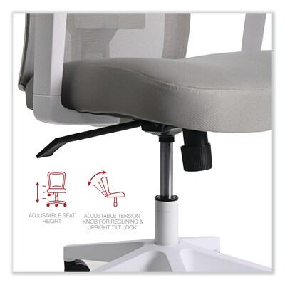Alera® Fixed Arm Fabric Task Chair, Gray (ALEWS42B47)