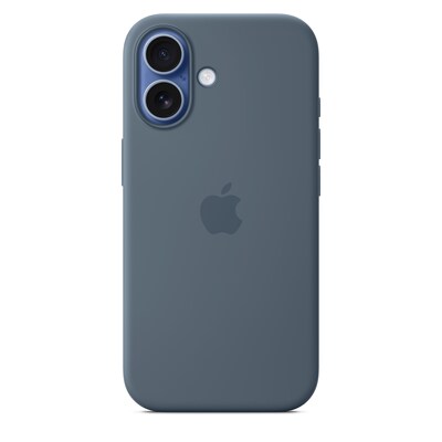 Apple Silicone MagSafe Phone Case for iPhone 17, Anchor Blue (MGEW4ZM/A)