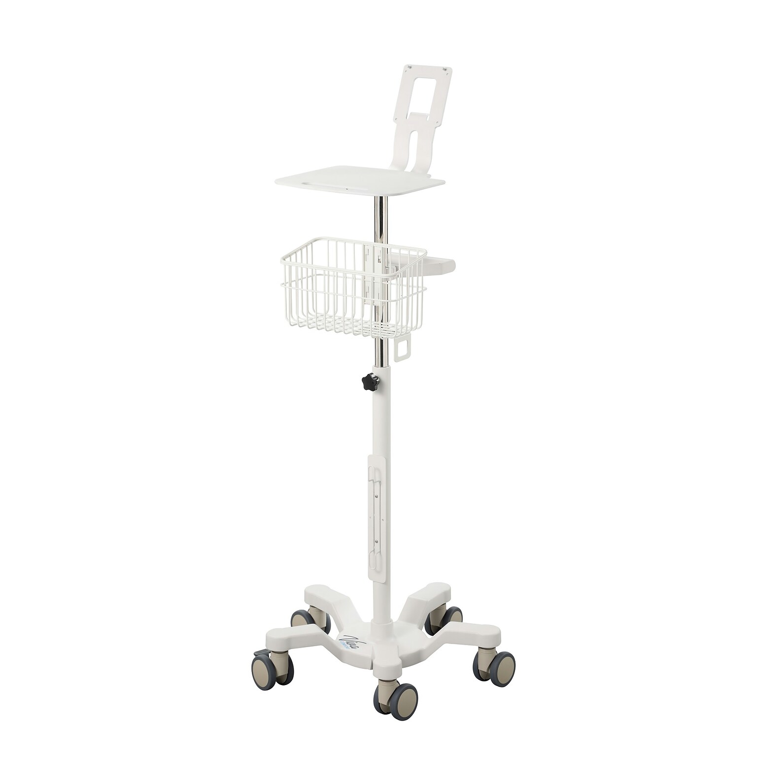 Viva Comfort Welch Allyn Connex Spot Monitor Adjustable Mobile Stand with Work Surface, White (ADI912-C-MP-02-MK)