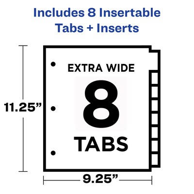 Avery Big Tab Insertable Storage Dividers