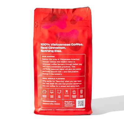 Copper Cow Coffee Churro Vietnamese Ground Coffee, 12 oz. (CCW02255)