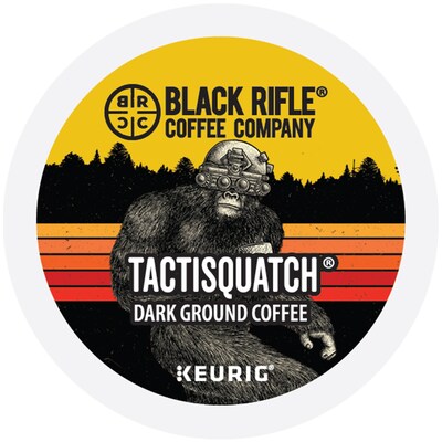 Black Rifle Coffee Company Tactisquatch Coffee Keurig® K-Cup® Pods, Dark Roast, 88/Carton (5000384046CT)
