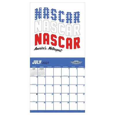 2027 TF Publishing Nascar Best Races 12" x 12" Monthly Wall Calendar (27-1018)