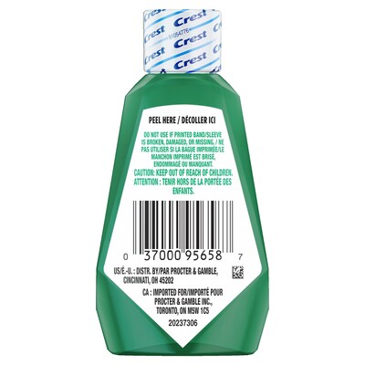 Crest Scope Classic Mouthwash, 1.2 oz, 180/Carton (136701)