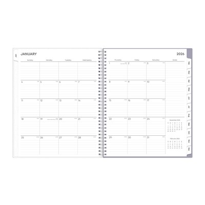 2026 Blue Sky Ru Du Flore 8.5" x 11"  Weekly & Monthly Planner, Plastic Cover, Multicolored (101602-26)