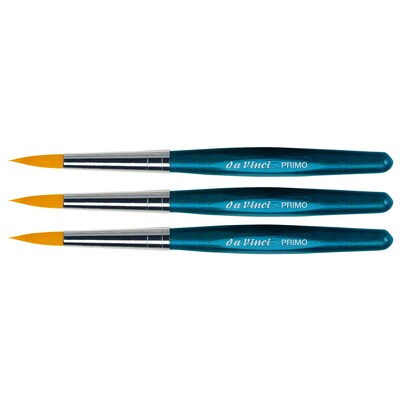 da Vinci PRIMO Tempera Preschool Round Brush, 3 /Pack (DVXVA353B0-3)