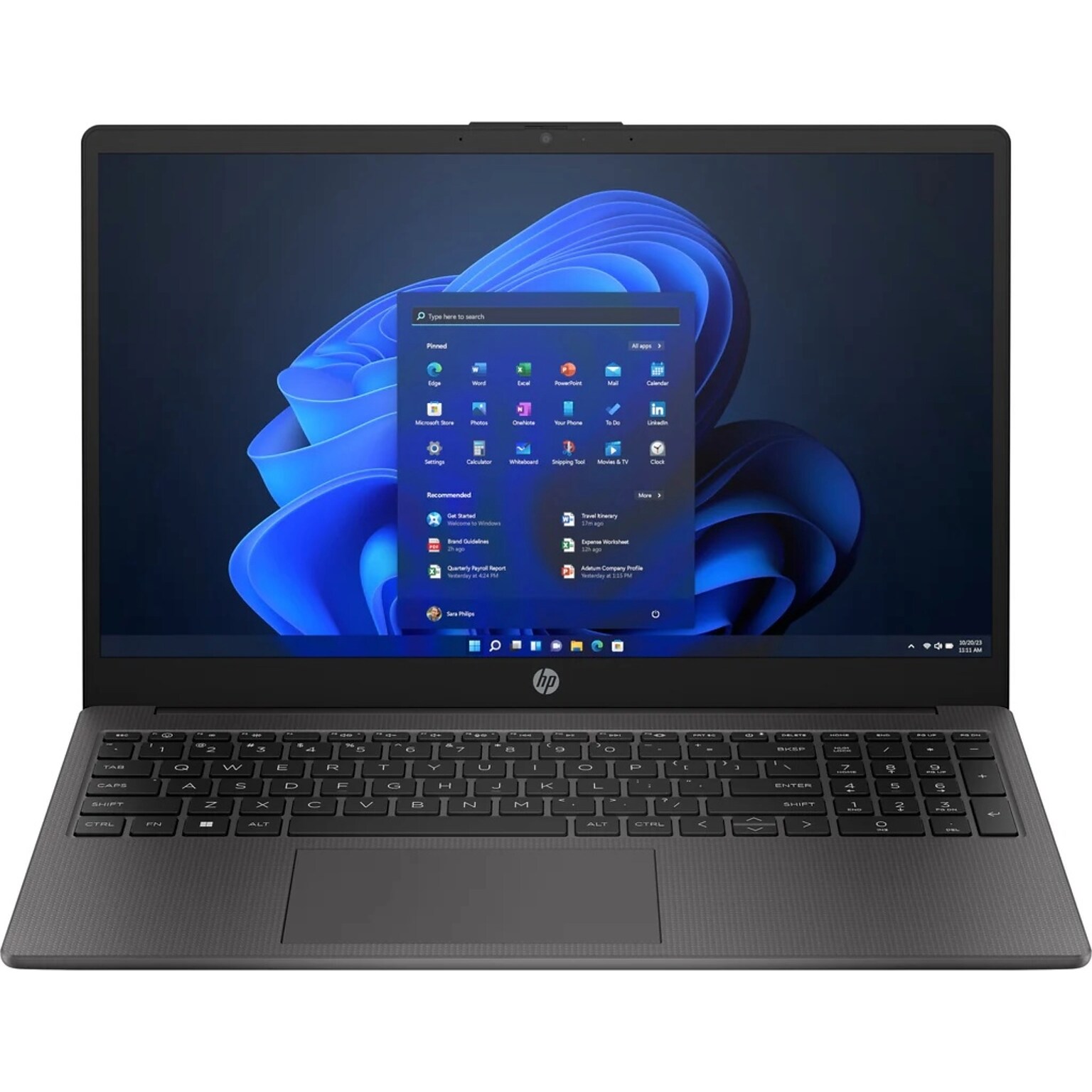 HP 255 G10 15.6 Laptop, AMD Ryzen 3 7330U, 8GB Memory, 256GB SSD, Windows 11 (A82ZQUA#ABA)