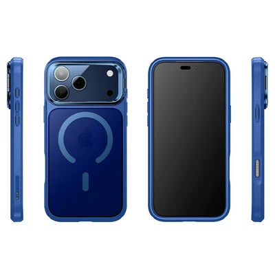 SUPCASE Unicorn Beetle Rugged Case for iPhone 17 Pro Max, Shock Absorbing, Azure (SUP-iPhone2025Max-UBMag-Black)