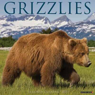 2027 Willow Creek Grizzlies  12 x 12 Monthly Wall Calendar (60575)